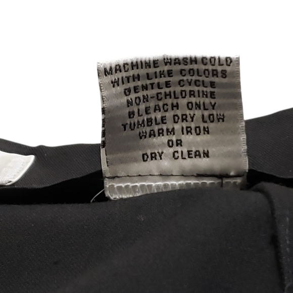 Talbots Womens Stretch Black Flat Front Career Trouser Dress Pants Sz 14 - Picture 8 of 12